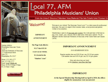 Tablet Screenshot of local77afm.org